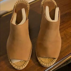 BCBGeneration Jute Wedge open toe sandals